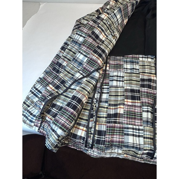 Grant Thomas XL Patchwork Madras Plaid Cotton Blazer Sport Coat Jacket Preppy - Picture 10 of 11